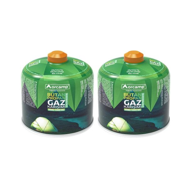 Orcamp 450 Gram Setli Gaz Kartuşu