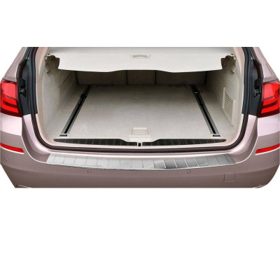 OMSA BMW F11 5 Serisi SW Krom Arka Tampon Eşiği P.Çelik (Taşlı) 2010-2016 Arası
