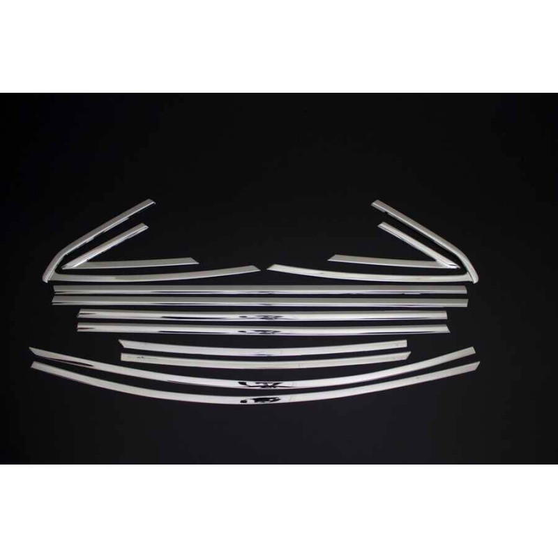 OMSA Ford Focus 3 Sedan Krom Cam Çerçevesi 12 Parça 2010-2018 Arası