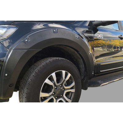 Ford Ranger Wildtrak Çamurluk Dodikleri Vidalı 6 Parça Abs 2015-2022 Arası