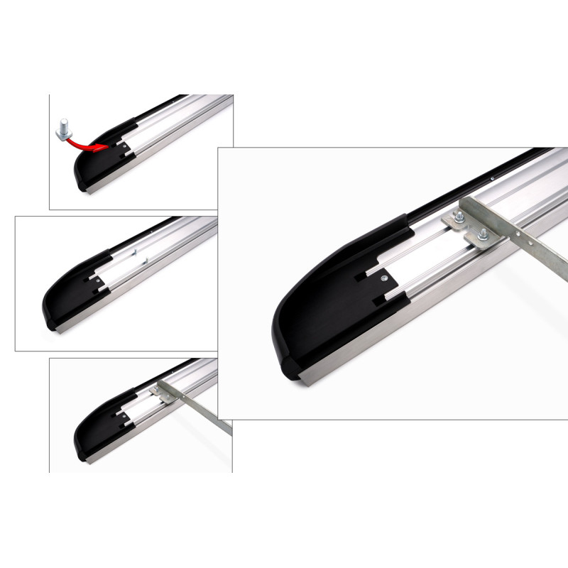 Kia Sorento 3 Opa Yan Basamak Siyah 2014-2023 Arası