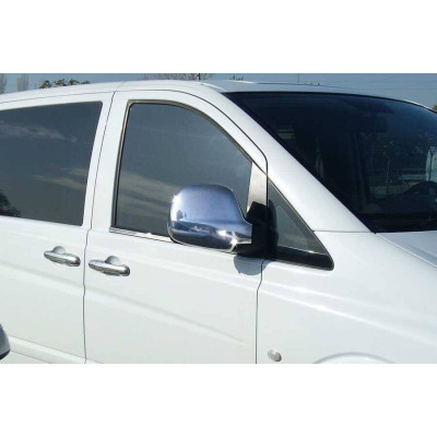 OMSA Mercedes Viano Krom Cam Alt Çıtası 2 Parça 2003-2014 Arası