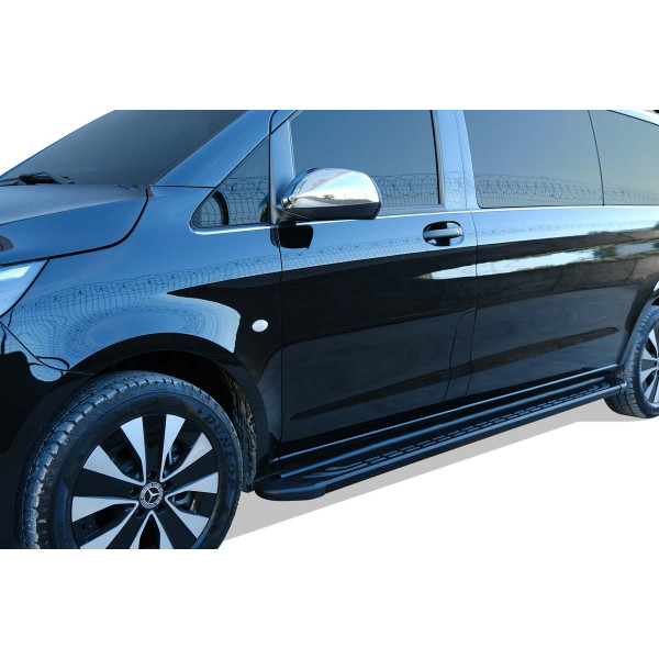 Mercedes Vito W447 Faba Yan Basamak Siyah Kısa Şase 2014 ve Sonrası