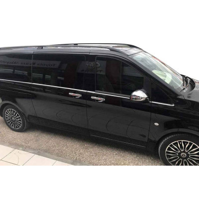 Mercedes Vito W447 Solid Tavan Çıtası Siyah Uzun Şase 2014 ve Sonrası