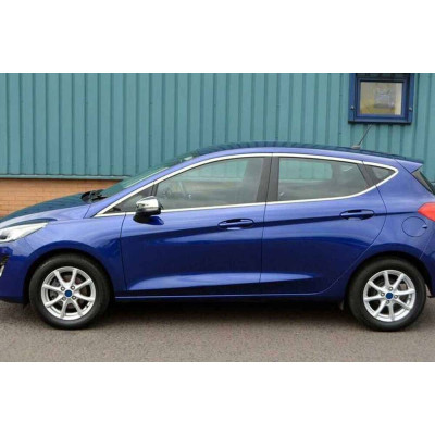 OMSA Ford Fiesta 7 Krom Cam Çerçevesi 16 Parça 2017 ve Sonrası