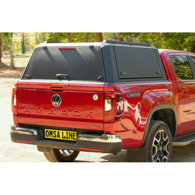 OMSA Isuzu D-Max ile uyumlu Omcap Kapalı Kabin Paslanmaz Çelik 2025 ve Sonrası