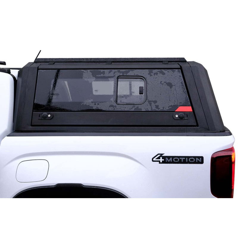 OMSA Mitsubishi L200 ile uyumlu Omcap Camlı Kabin Paslanmaz Çelik Sürgülü Yan Camlar 2015-2023 Arası