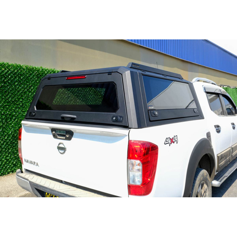 OMSA Nissan Navara ile uyumlu Omcap Camlı Kabin Paslanmaz Çelik 2015 ve Sonrası