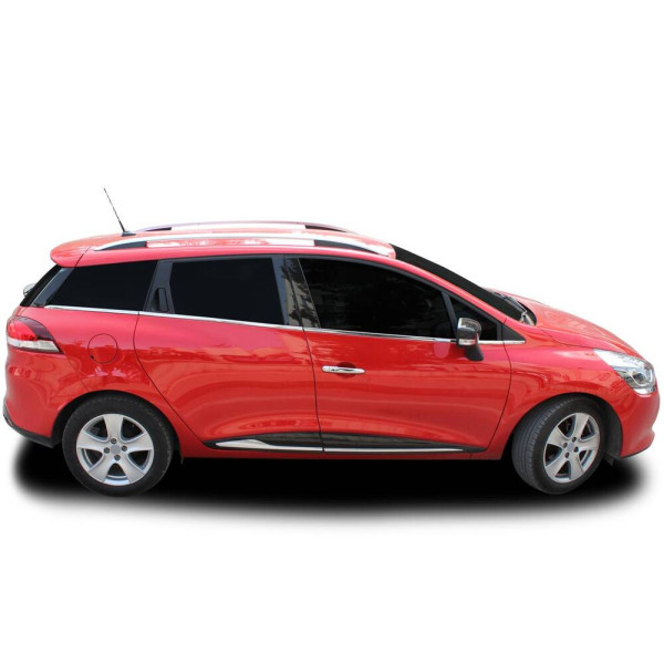 OMSA Renault Clio 4 HB/SW Krom Yan Kapı Çıtası 4 Parça Formlu 2012-2018 arası