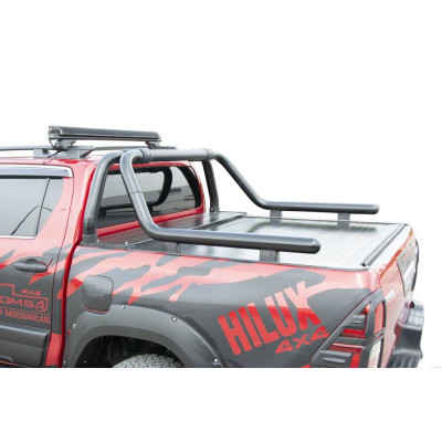 OMSA Toyota Hilux Kobra Roll Bar Çap:60 Siyah 2015-2026 Arası