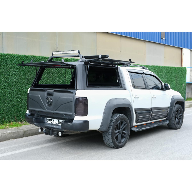 OMSA VW Amarok ile uyumlu Omcap Camlı Kabin Paslanmaz Çelik 2010-2021 Arası