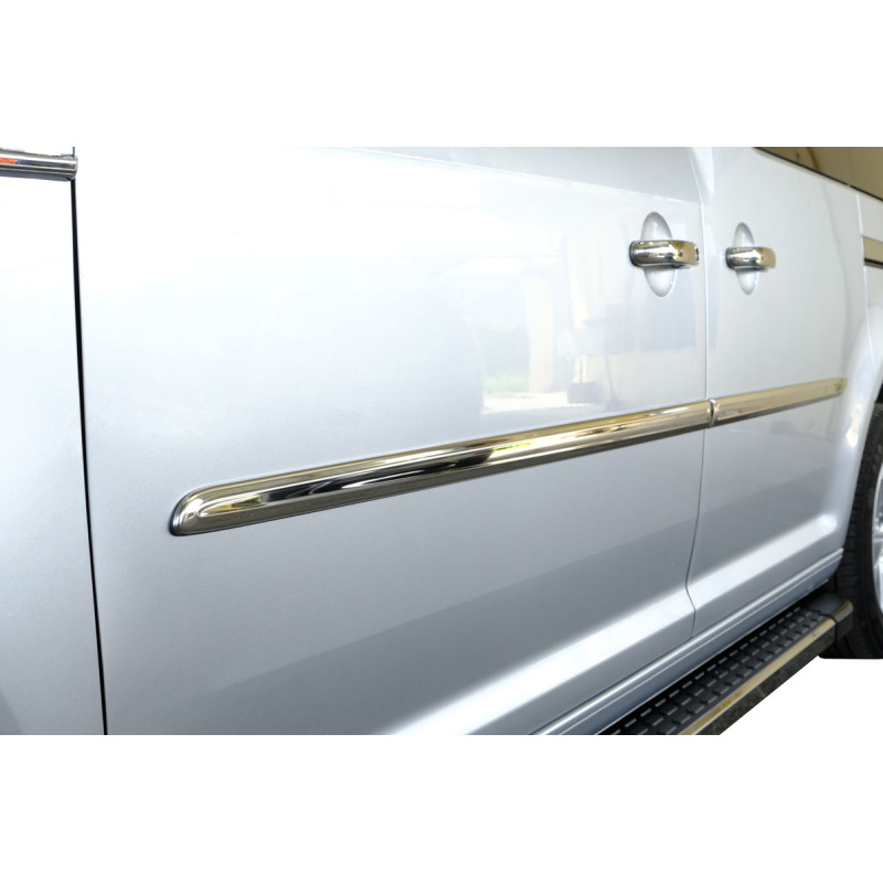 OMSA VW Caddy Minivan Krom Yan Kapı Çıtası 4 Parça 2015-2019 Arası