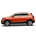 OMSA VW T-Cross Krom Cam Alt Çıtası 4 Parça 2019-2023 Arası