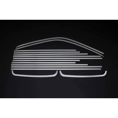 OMSA VW T5 Multivan Krom Cam Çerçevesi 14 Parça Çift Sürgülü Kısa Şase 2003-2014 Arası