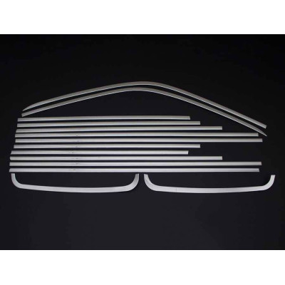 OMSA VW T5 Transporter Krom Cam Çerçevesi 14 Parça Tek Sürgü Uzun Şase 2003-2014 Arası