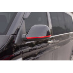 OMSA VW T6 Transporter Kırmızı Krom Ayna Çıtası 2 Parça 2015-2019 Arası