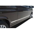 OMSA VW T6 Transporter Krom Yan Kapı Çıtası Çift Sürgü 5 Parça 2015-2019 Arası