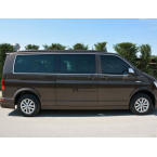 OMSA VW T6.1 Transporter Krom Cam Çerçevesi 14 Parça Tek Sürgü (Uzun Şase)  2020-2023 Arası