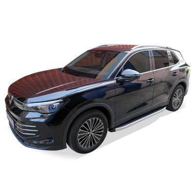 OMSA VW Tiguan Blackline Yan Basamak Alüminyum 2024 ve Sonrası