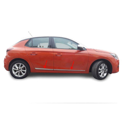 OMSA Opel Corsa F Krom Yan Kapı Çıtası 4 Parça 2019 ve Sonrası