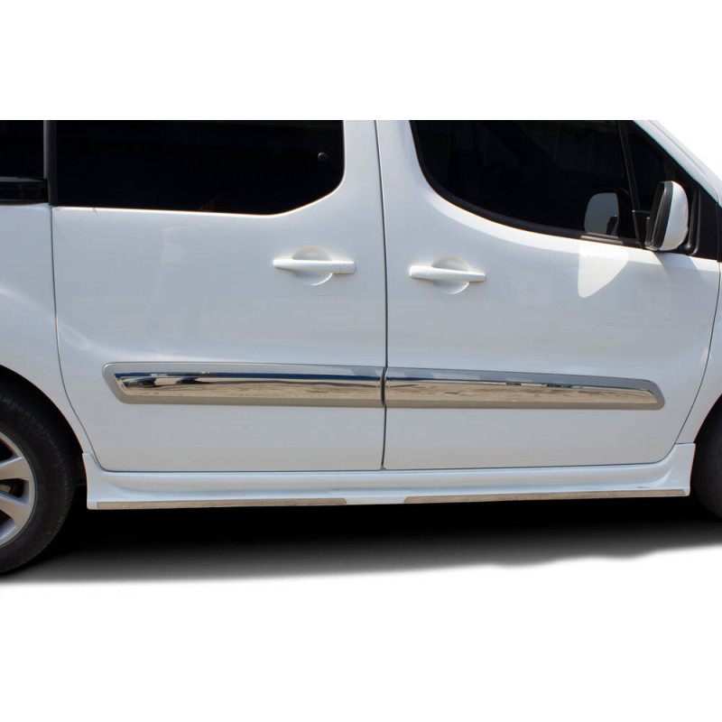 OMSA Peugeot Partner 2 Tepee Krom Yan Kapı Çıtası 4 Parça 2008-2018 Arası