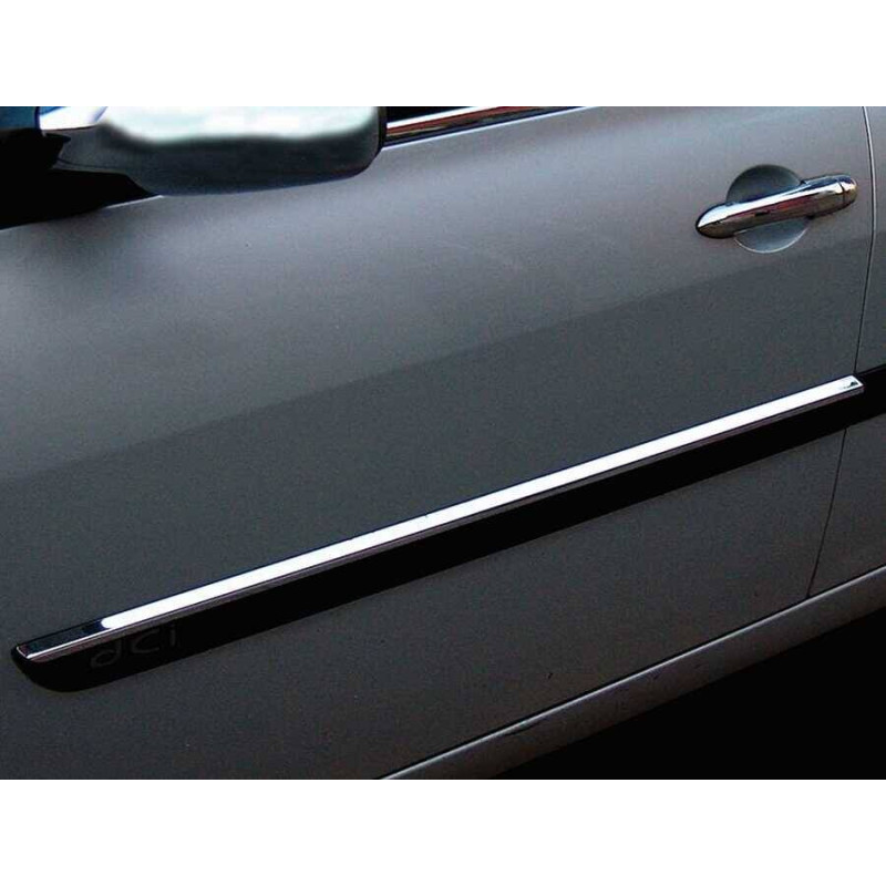 OMSA Renault Megane 2 HB/Sedan Krom Yan Kapı Çıtası 4 Parça Dar Model 2002-2010 Arası