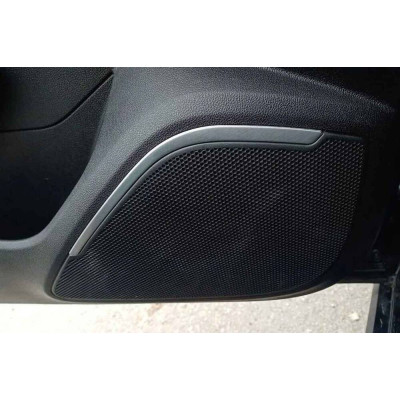 OMSA Renault Megane 4 Sedan Krom Hoparlör Çıtası 2 Parça Taşlı 2016-2020 Arası