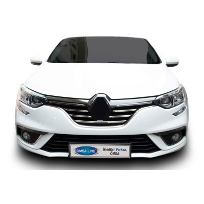 OMSA Renault Megane 4 Sedan Krom Ön Panjur 5 Parça 2016-2020 Arası