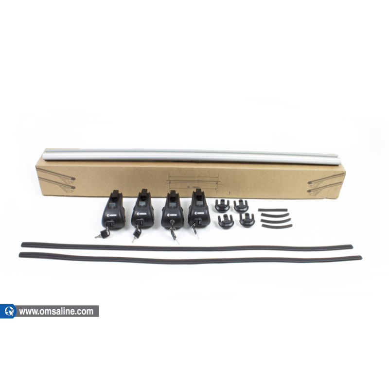 Universal Gri Ara Atkı Bold Bar 122-144cm