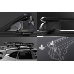 Volvo XC60 Bold Bar V2 Ara Atkı Gri 2 Parça 127cm 2009-2017 Arası