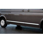 OMSA VW T5 Multivan Krom Yan Kapı Çıtası Tek Sürgü 5 Parça (Kısa Şasi) 2010 ve Sonrası