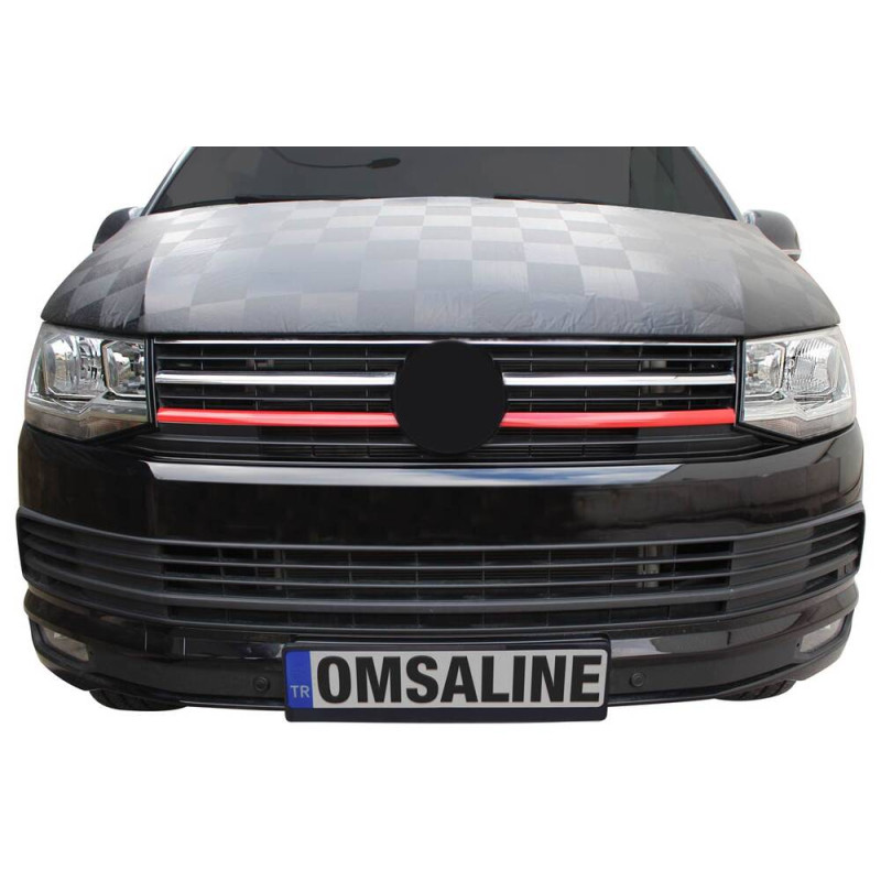 OMSA VW T6 Transporter Kırmızı Krom Ön Panjur 2 Parça 2015-2019 Arası