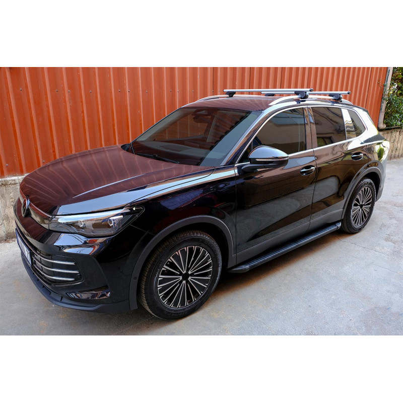 VW Tiguan Ara Atkı Bold Bar Siyah 2 Parça 97-119cm 2024 ve Sonrası